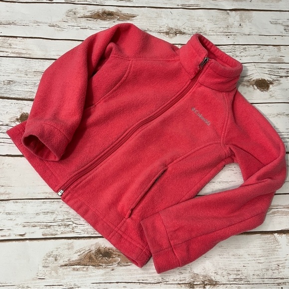 Columbia Pink Fleece Jacket Size XS - Picture 1 of 10